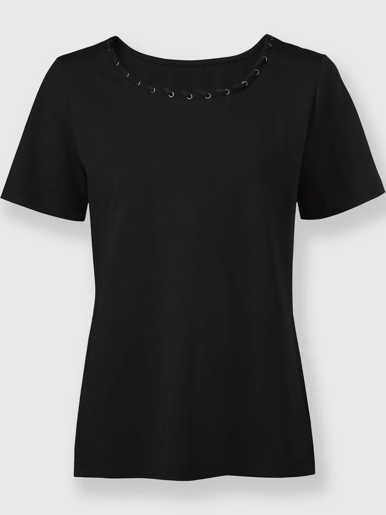 T-shirt à encolure ronde à encolure ronde