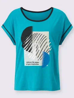 T-shirt à encolure ronde 50% modal