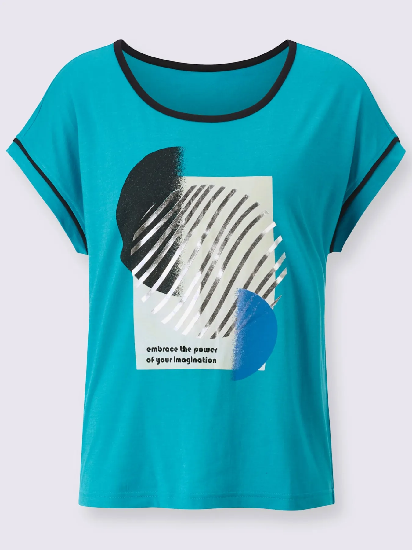 T-shirt à encolure ronde 50% modal