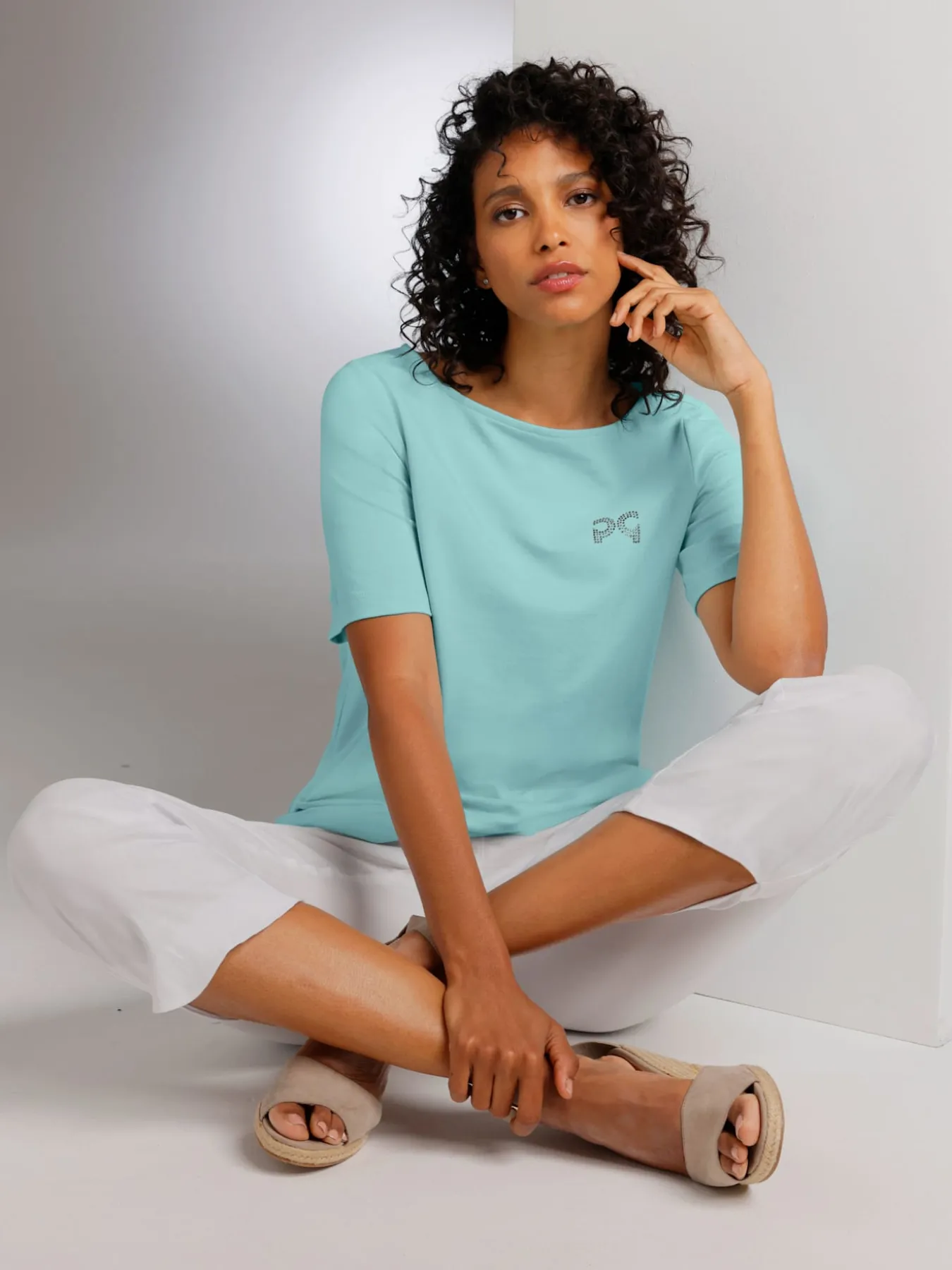 T-shirt à encolure ronde haute qualité