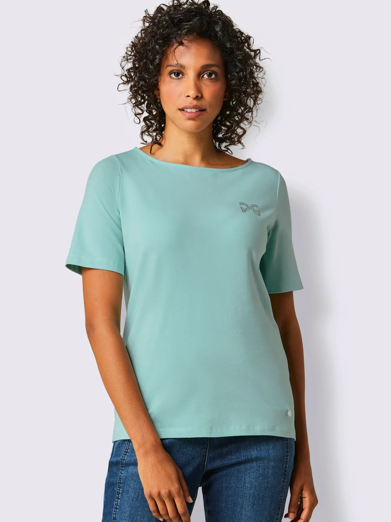 T-shirt à encolure ronde haute qualité