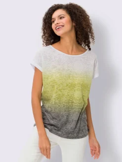 T-shirt à encolure ronde mélange de viscose doux