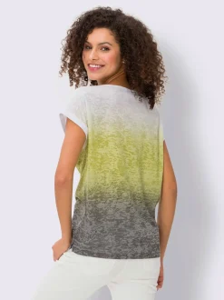 T-shirt à encolure ronde mélange de viscose doux