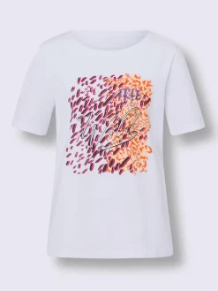 T-shirt à encolure ronde motif imprimé