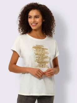 T-shirt à encolure ronde motif imprimé