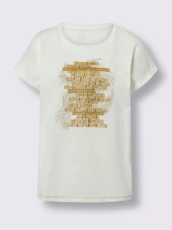 T-shirt à encolure ronde motif imprimé