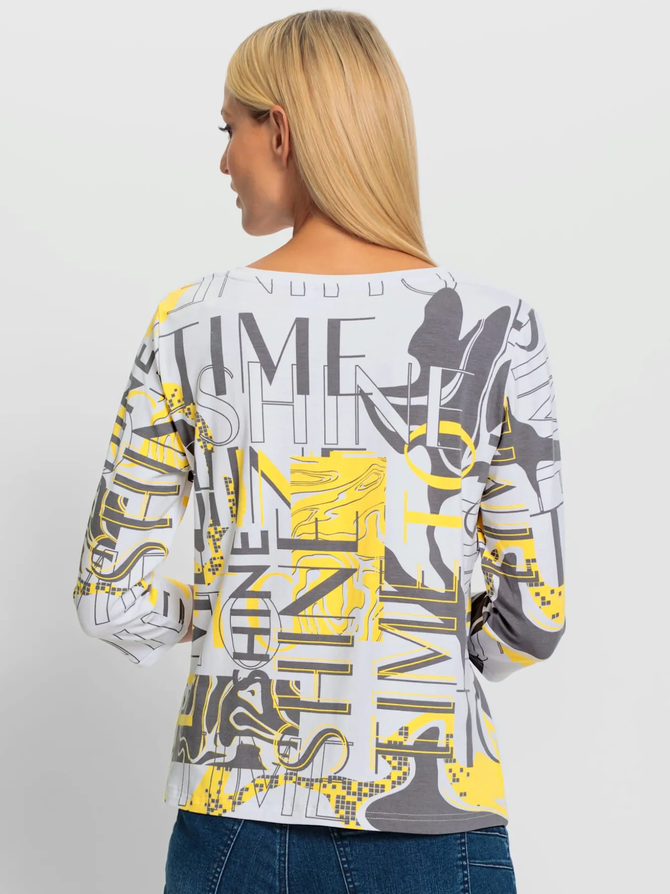 T-shirt à encolure ronde motif imprimé exclusif