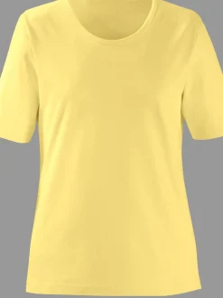T-shirt à encolure ronde pur coton