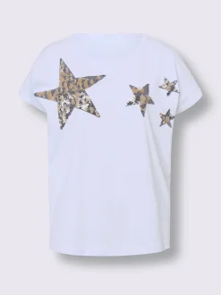 T-shirt à encolure ronde pur coton
