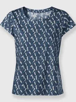 T-shirt à encolure ronde pur coton