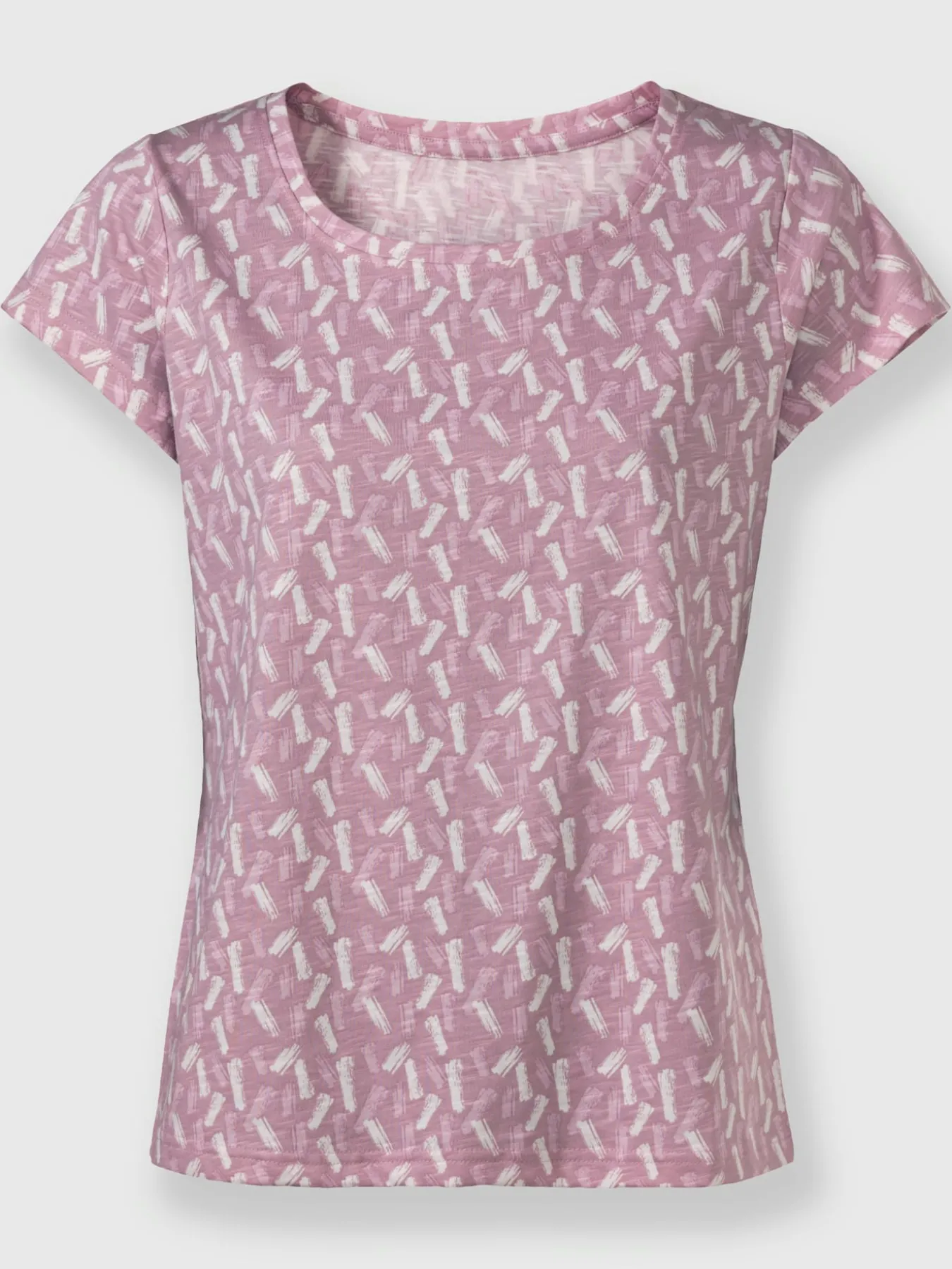 T-shirt à encolure ronde pur coton
