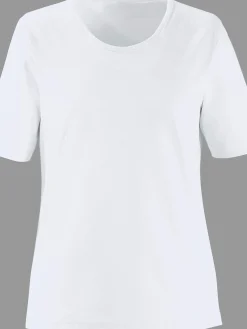 T-shirt à encolure ronde pur coton