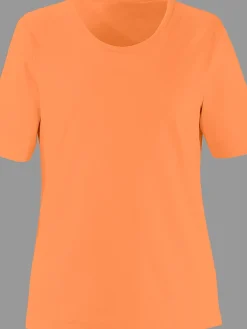 T-shirt à encolure ronde pur coton