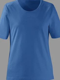 T-shirt à encolure ronde pur coton