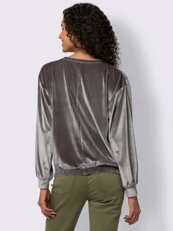 T-shirt à encolure ronde qualité joliment chatoyante