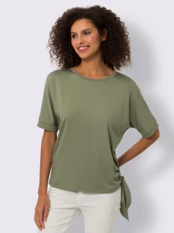 T-shirt à encolure ronde qualité viscose douce