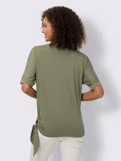 T-shirt à encolure ronde qualité viscose douce