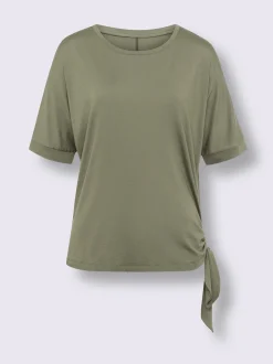 T-shirt à encolure ronde qualité viscose douce