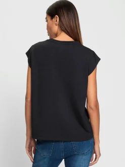 T-shirt à encolure ronde ultra-doux avec modal