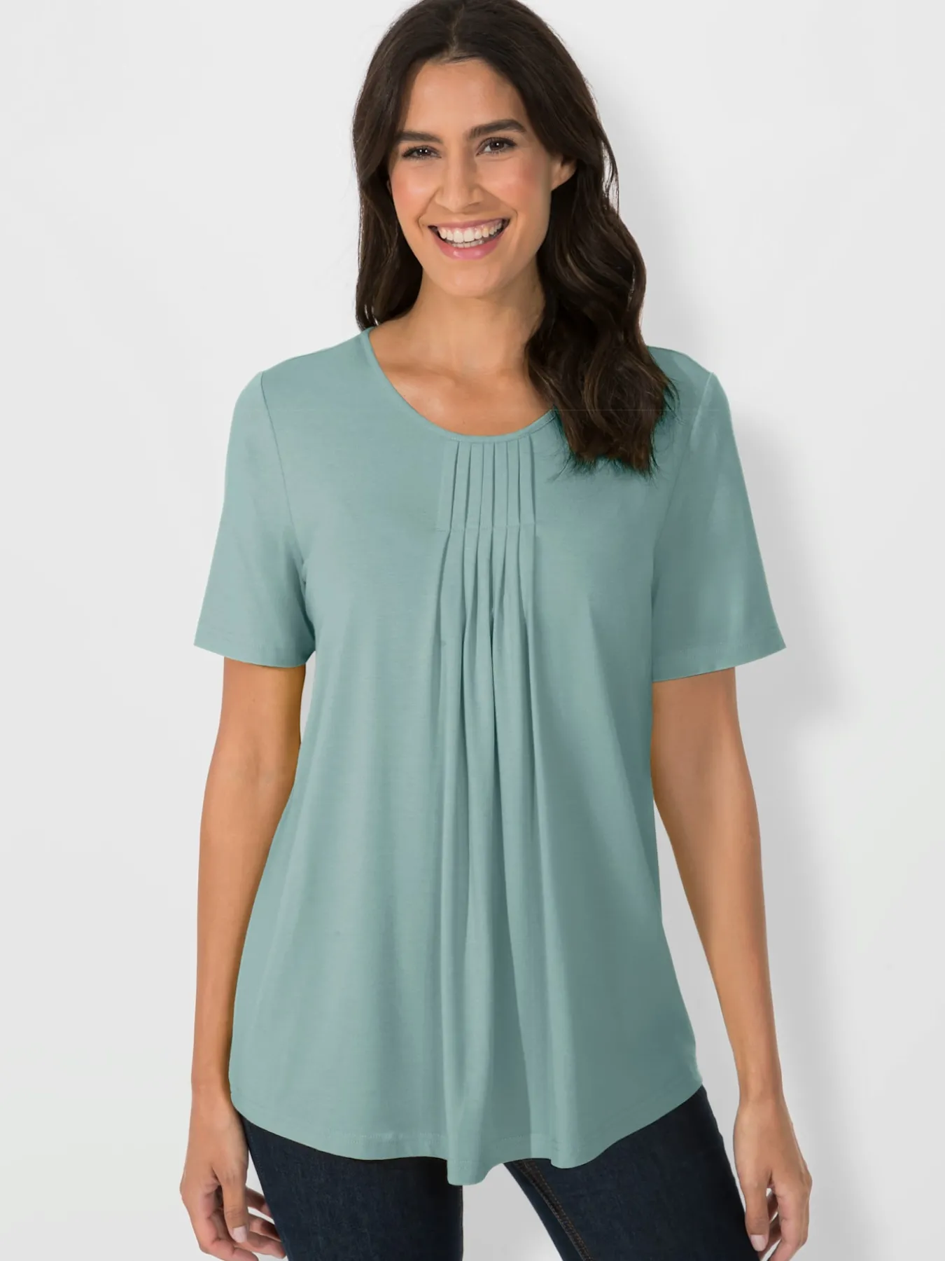 T-shirt à encolure ronde viscose