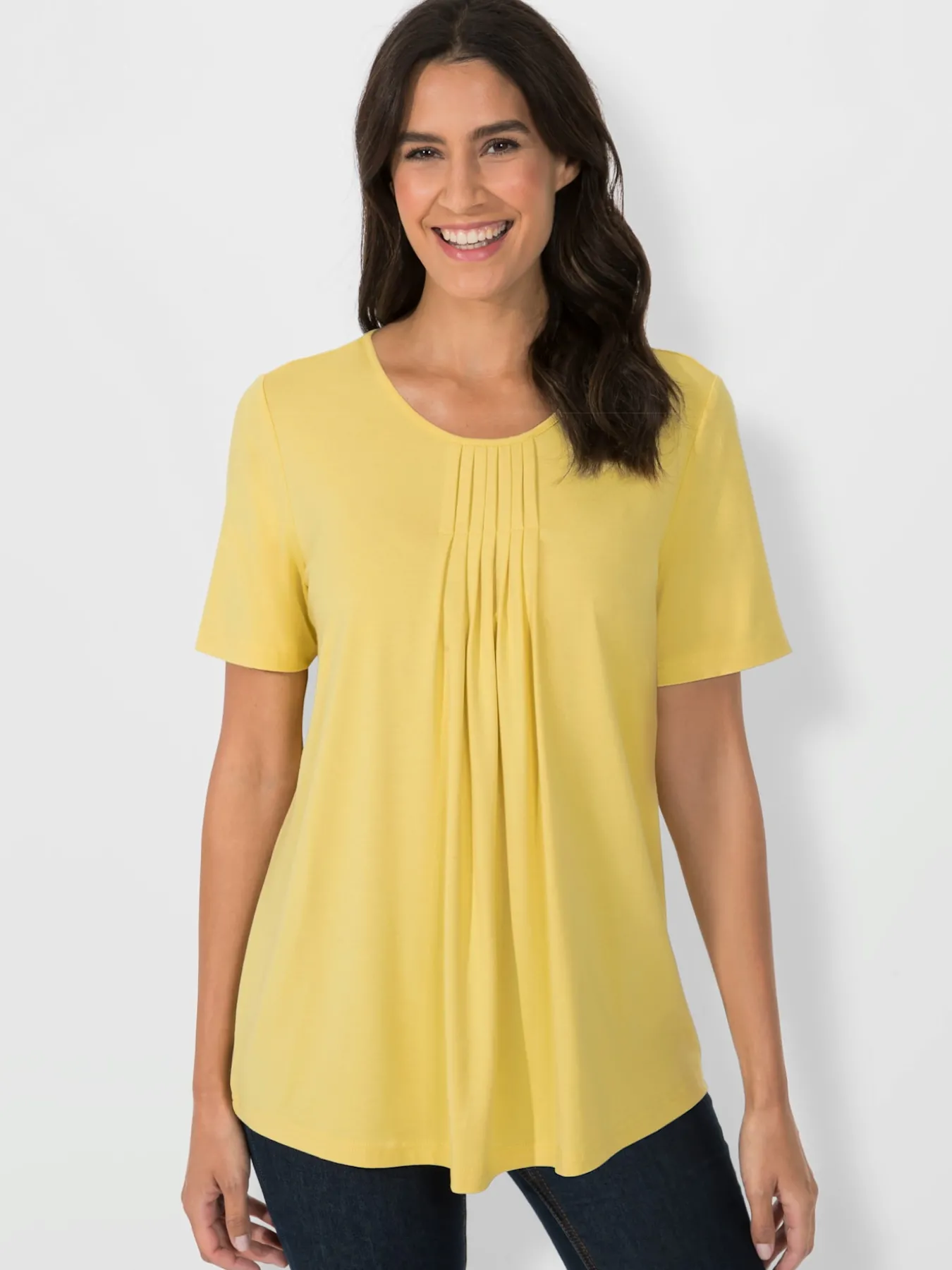 T-shirt à encolure ronde viscose