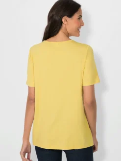 T-shirt à encolure ronde viscose