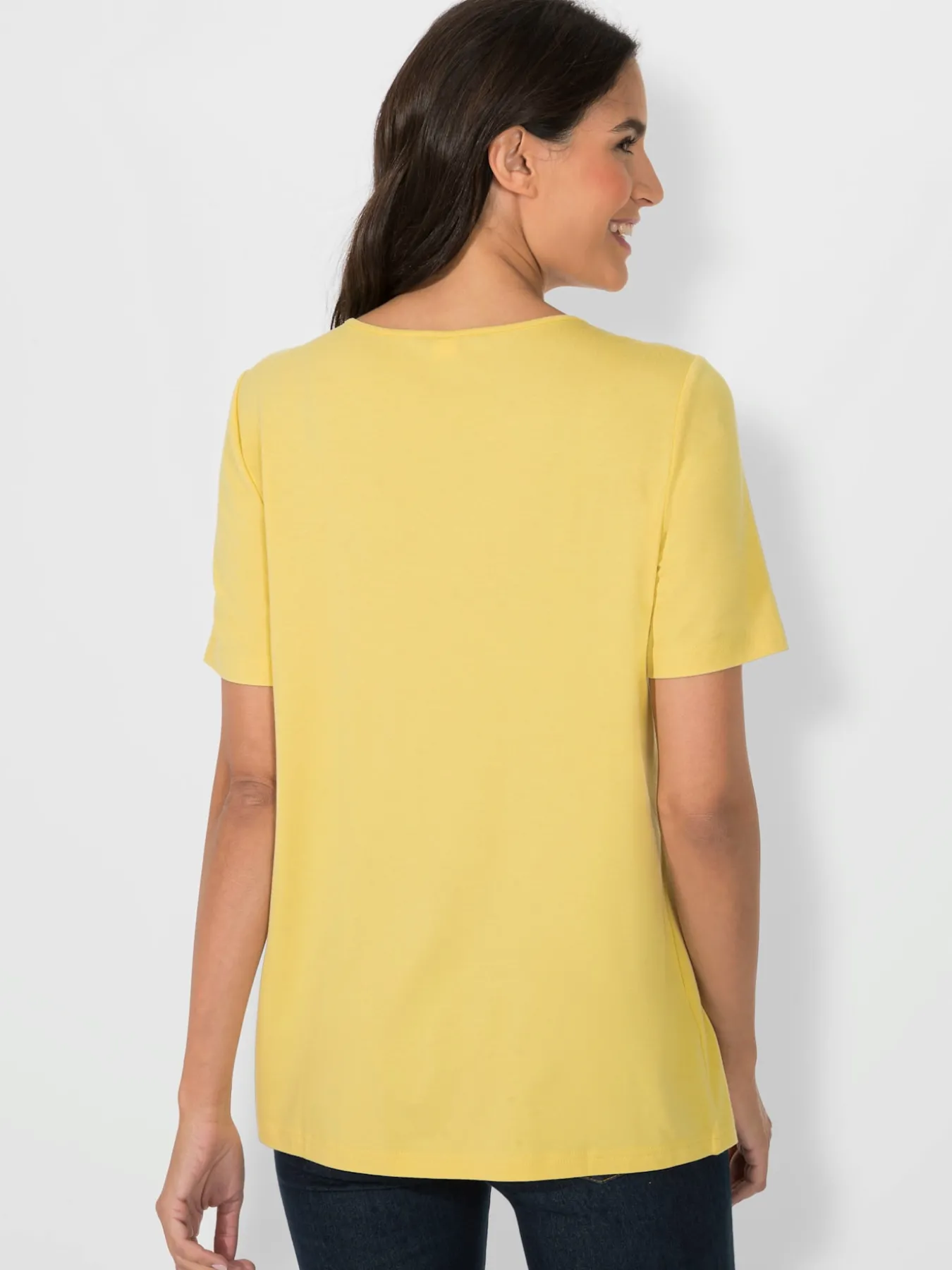 T-shirt à encolure ronde viscose