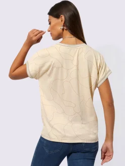T-shirt à encolure ronde viscose