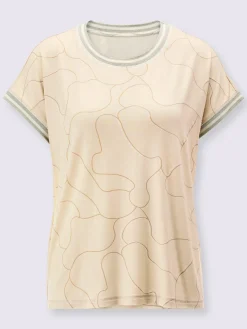 T-shirt à encolure ronde viscose