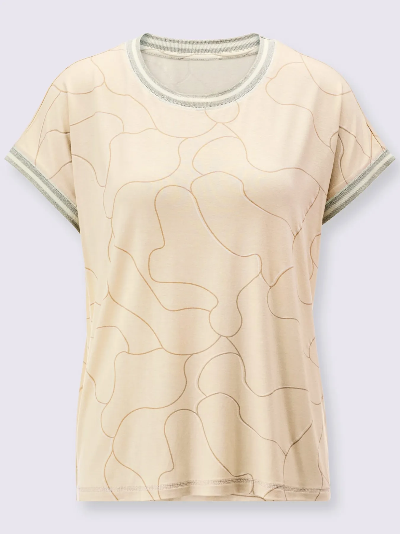 T-shirt à encolure ronde viscose