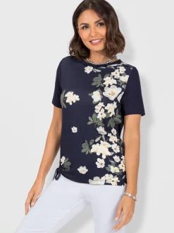 T-shirt à encolure ronde viscose