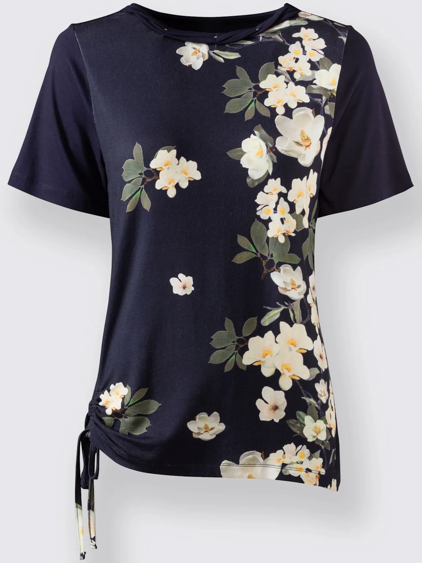 T-shirt à encolure ronde viscose