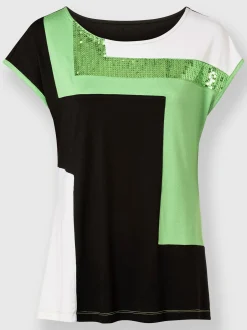 T-shirt à encolure ronde viscose