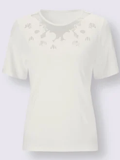 T-shirt à encolure ronde viscose