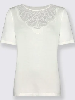 T-shirt à encolure ronde viscose