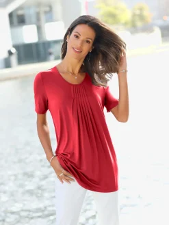 T-shirt à encolure ronde viscose