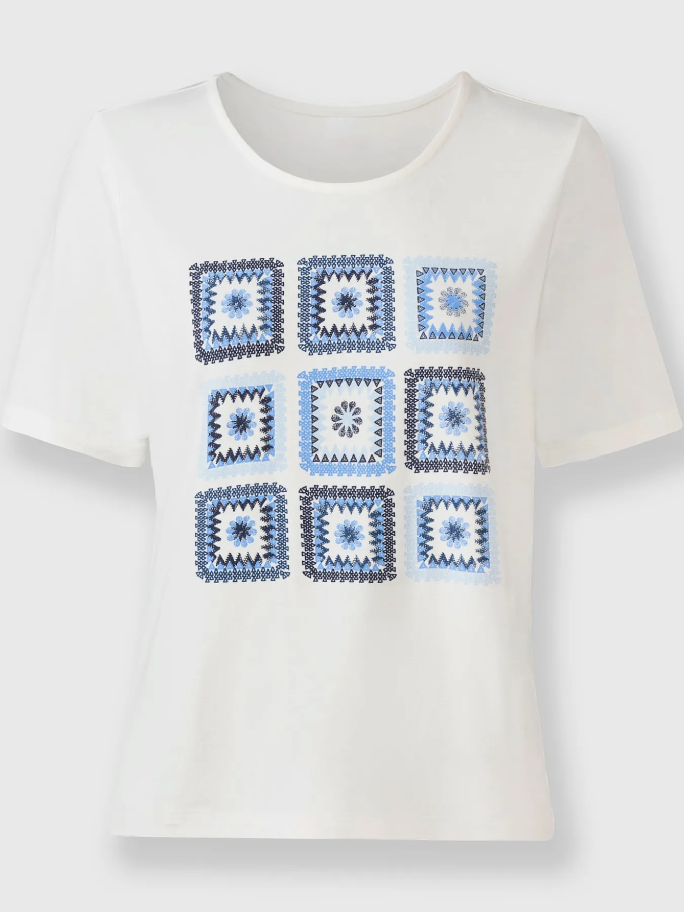 T-shirt à encolure ronde viscose