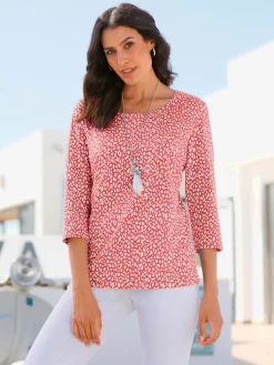 T-shirt à manches 3/4 50% coton