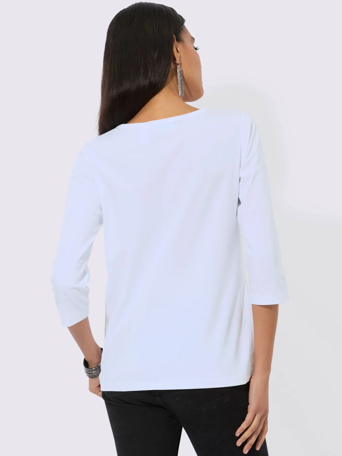 T-shirt à manches 3/4 95% coton