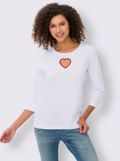 T-shirt à manches 3/4 95% coton