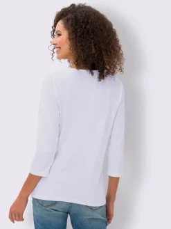 T-shirt à manches 3/4 95% coton