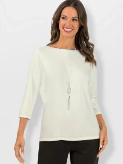 T-shirt à manches 3/4 50% coton