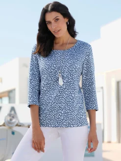 T-shirt à manches 3/4 50% coton