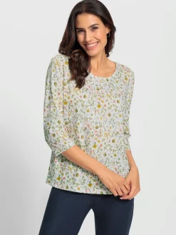 T-shirt à manches 3/4 50% coton