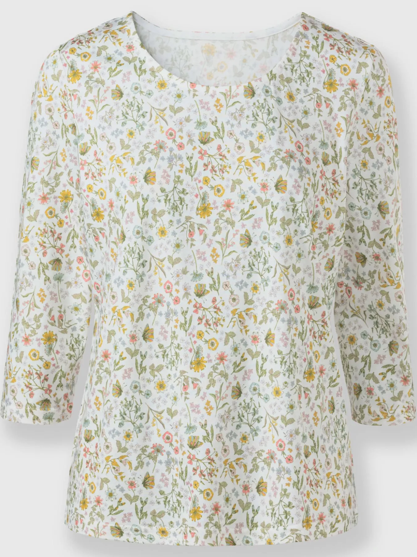 T-shirt à manches 3/4 50% coton
