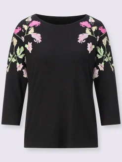 T-shirt à manches 3/4 avec viscose (ecovero)