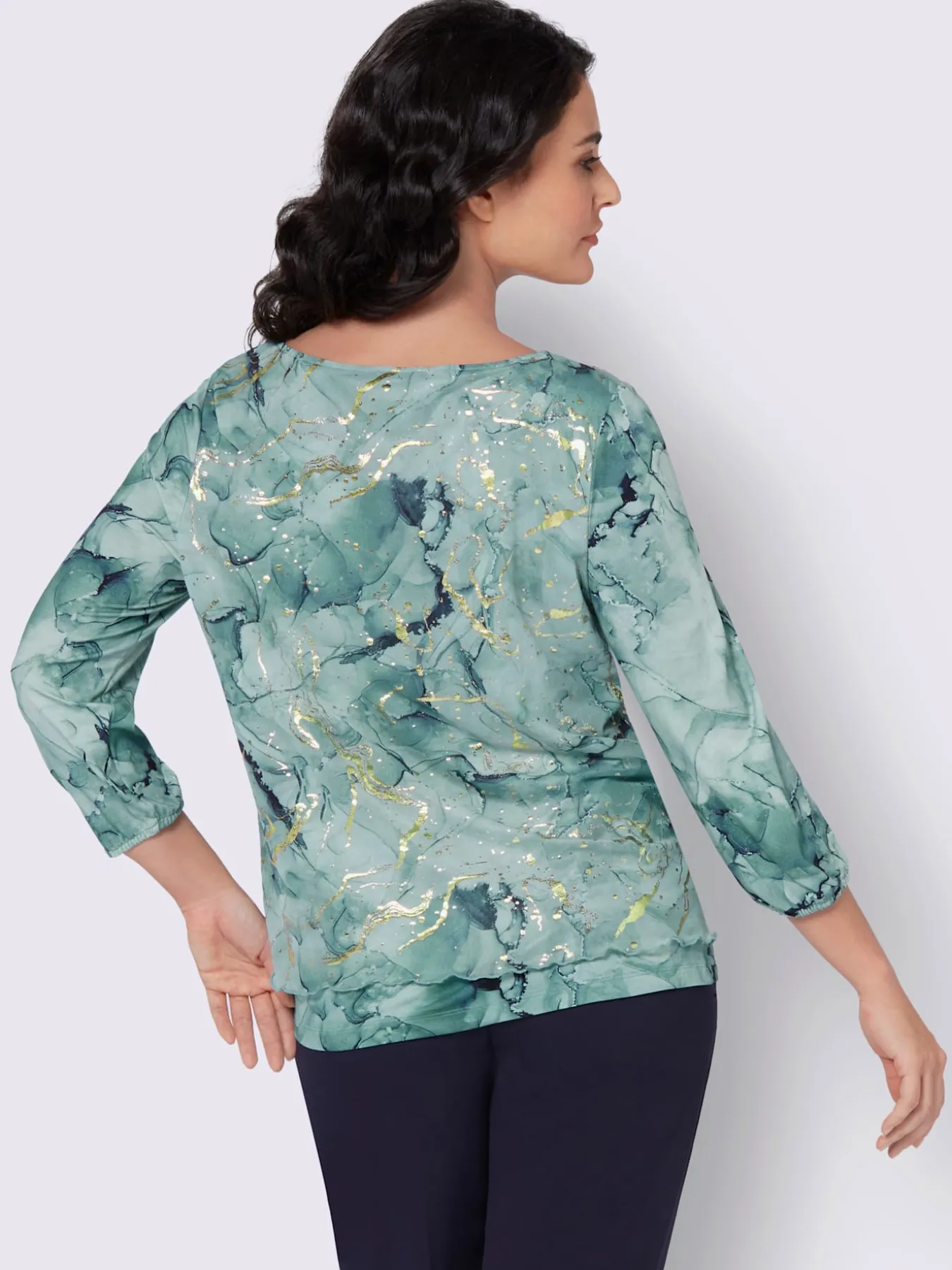 T-shirt à manches 3/4 doublé