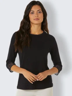 T-shirt à manches 3/4 doux comme la soie