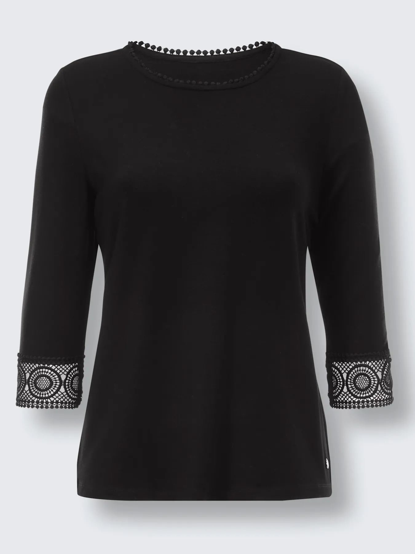 T-shirt à manches 3/4 doux comme la soie