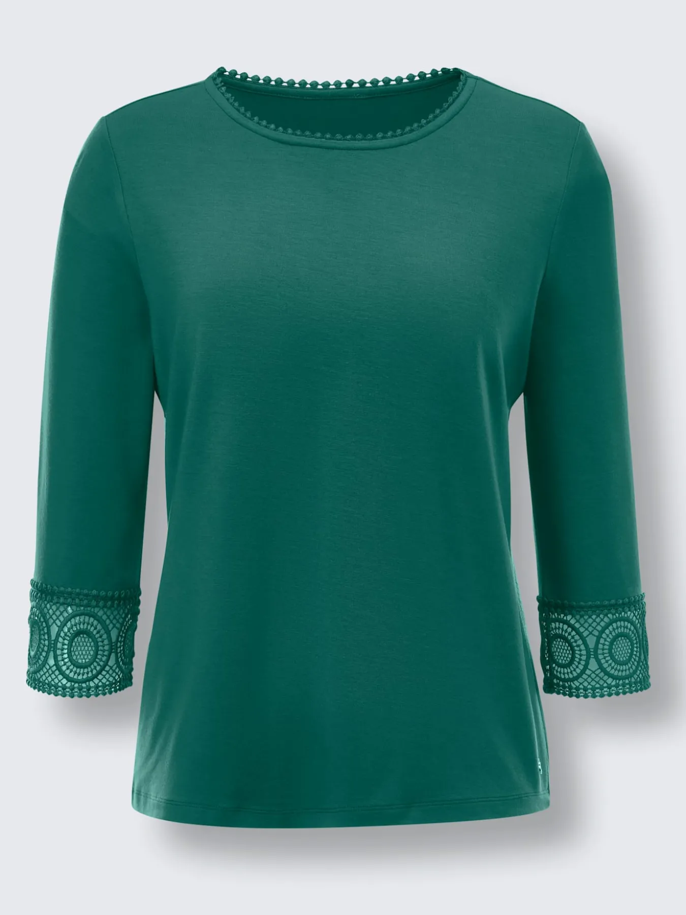 T-shirt à manches 3/4 doux comme la soie